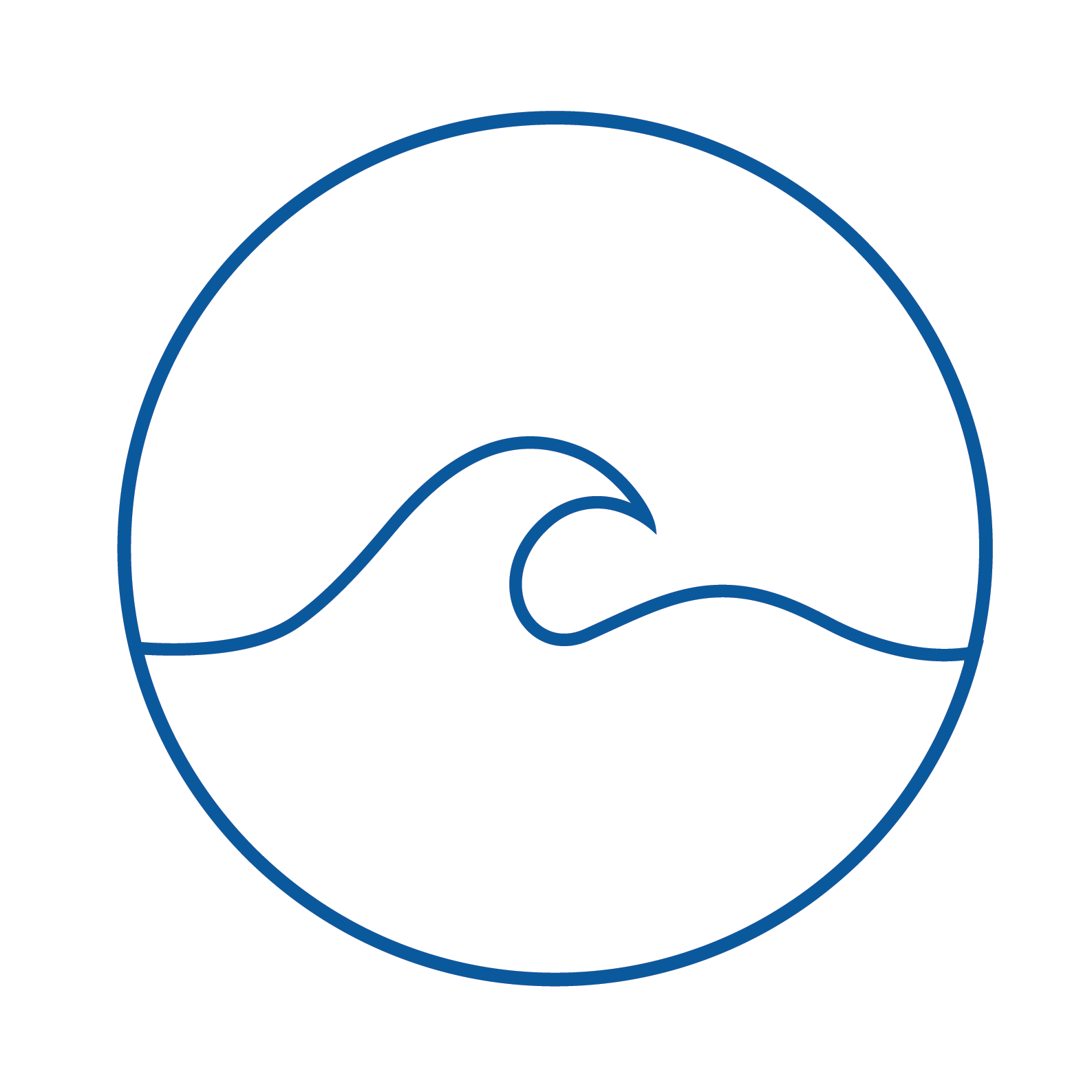 Endless Blue Maui Favicon Blue and White